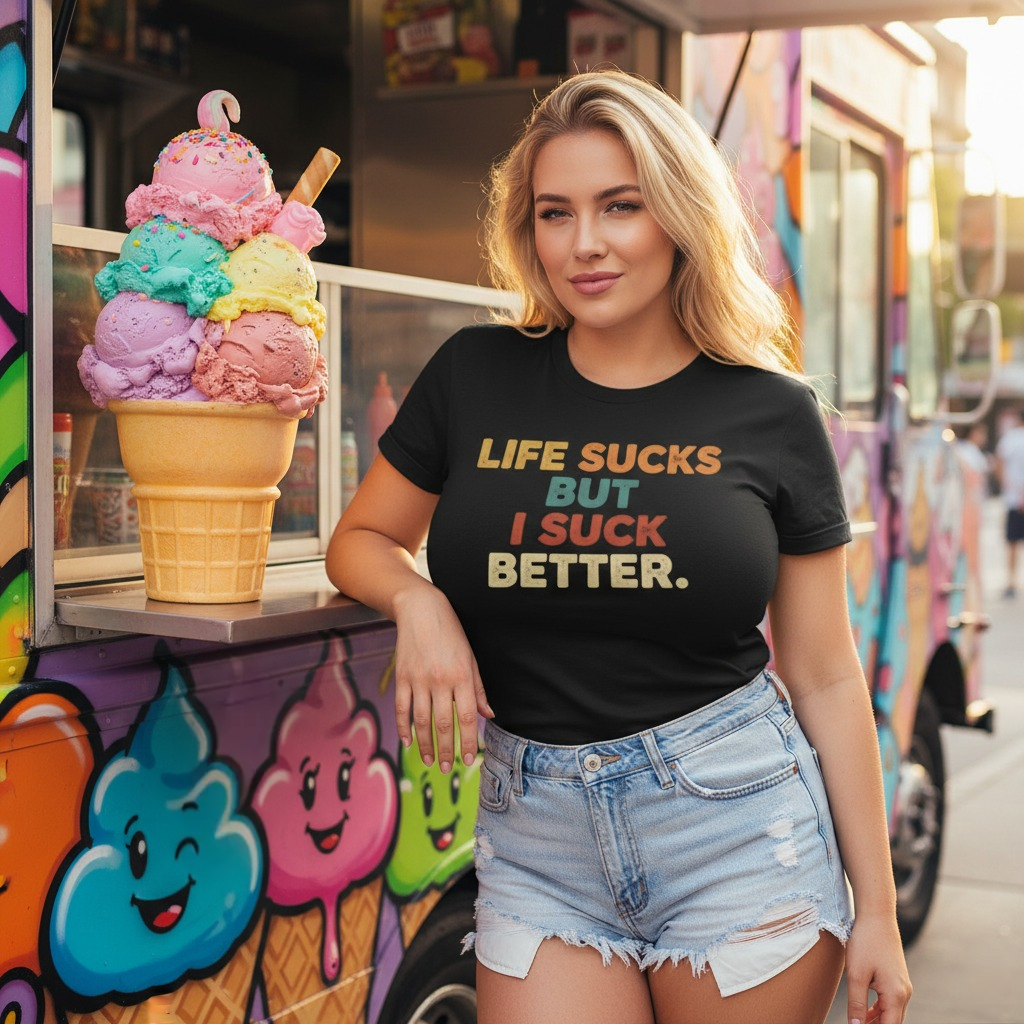 Life Sucks But I Suck Better Shirt
