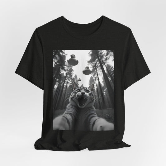Funny Cat Rubber Duck Selfie Shirt