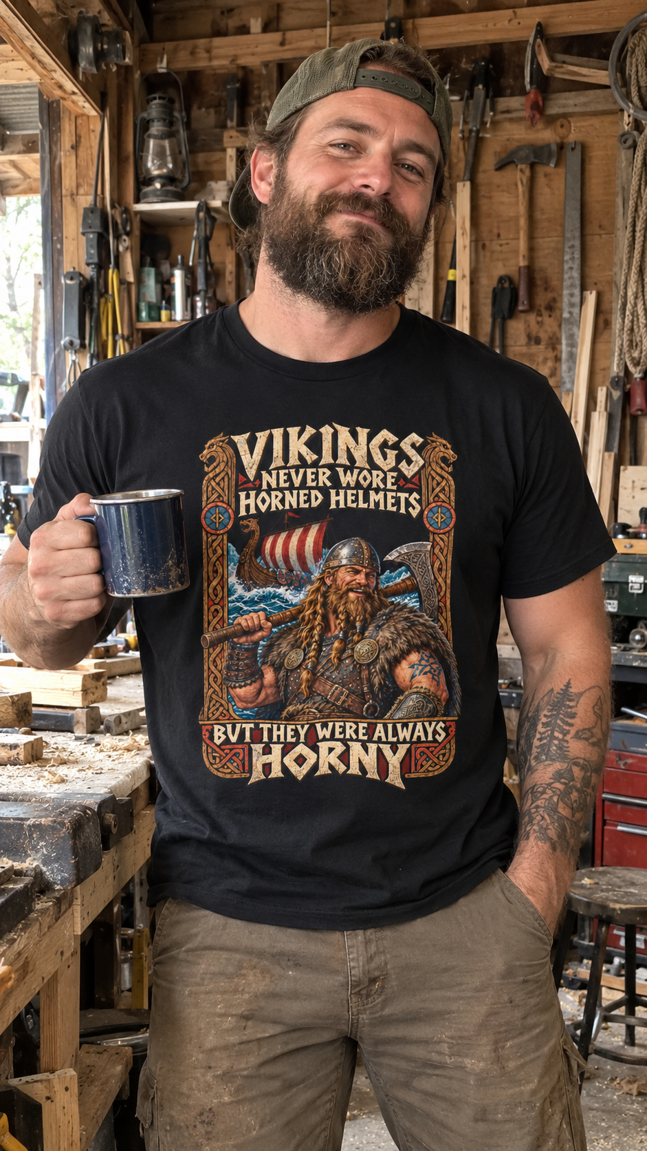 Vikings Never Wore Horned Helmets Shirt