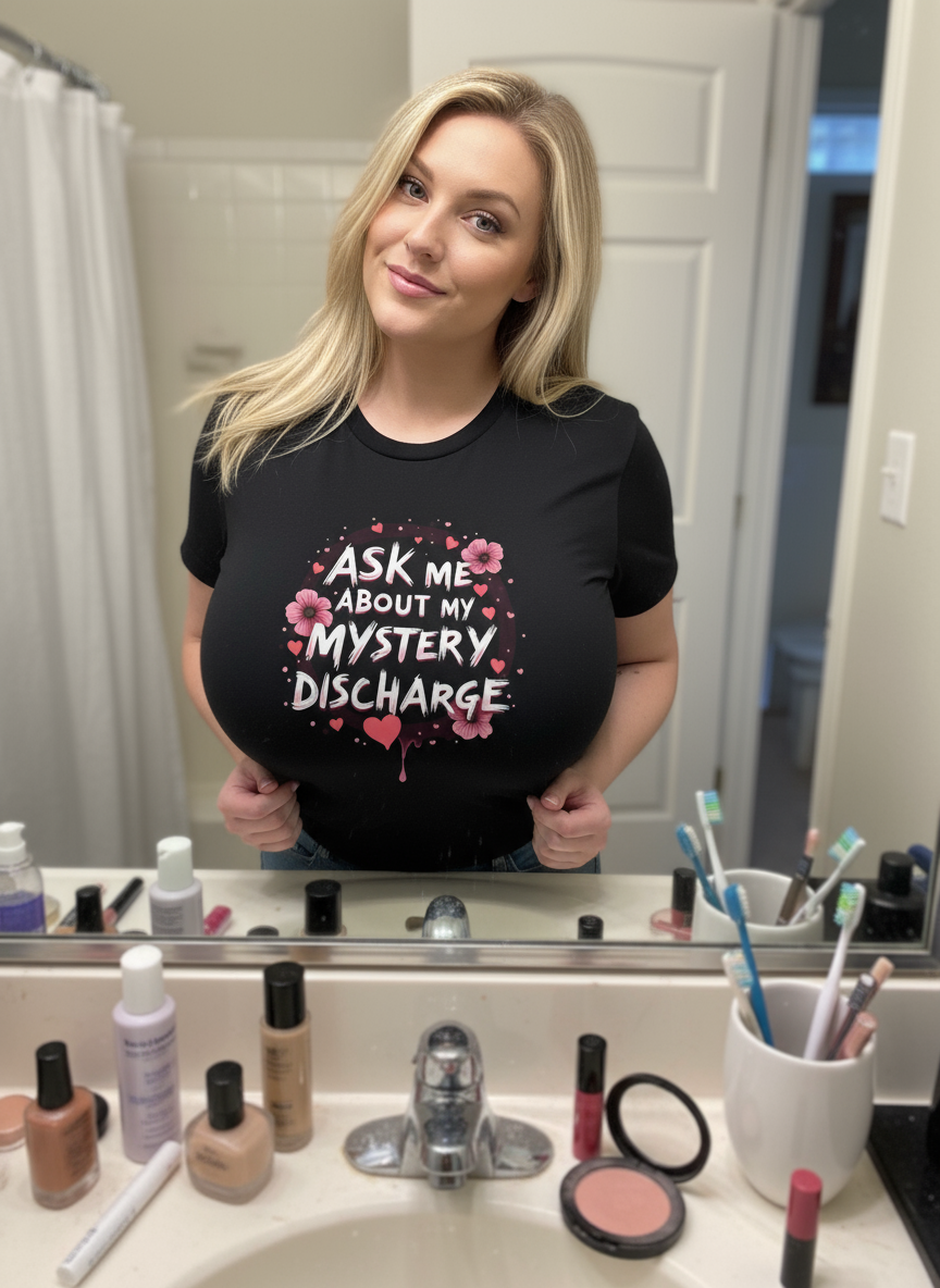 Ask Me About My Mystery Discharge Shirt