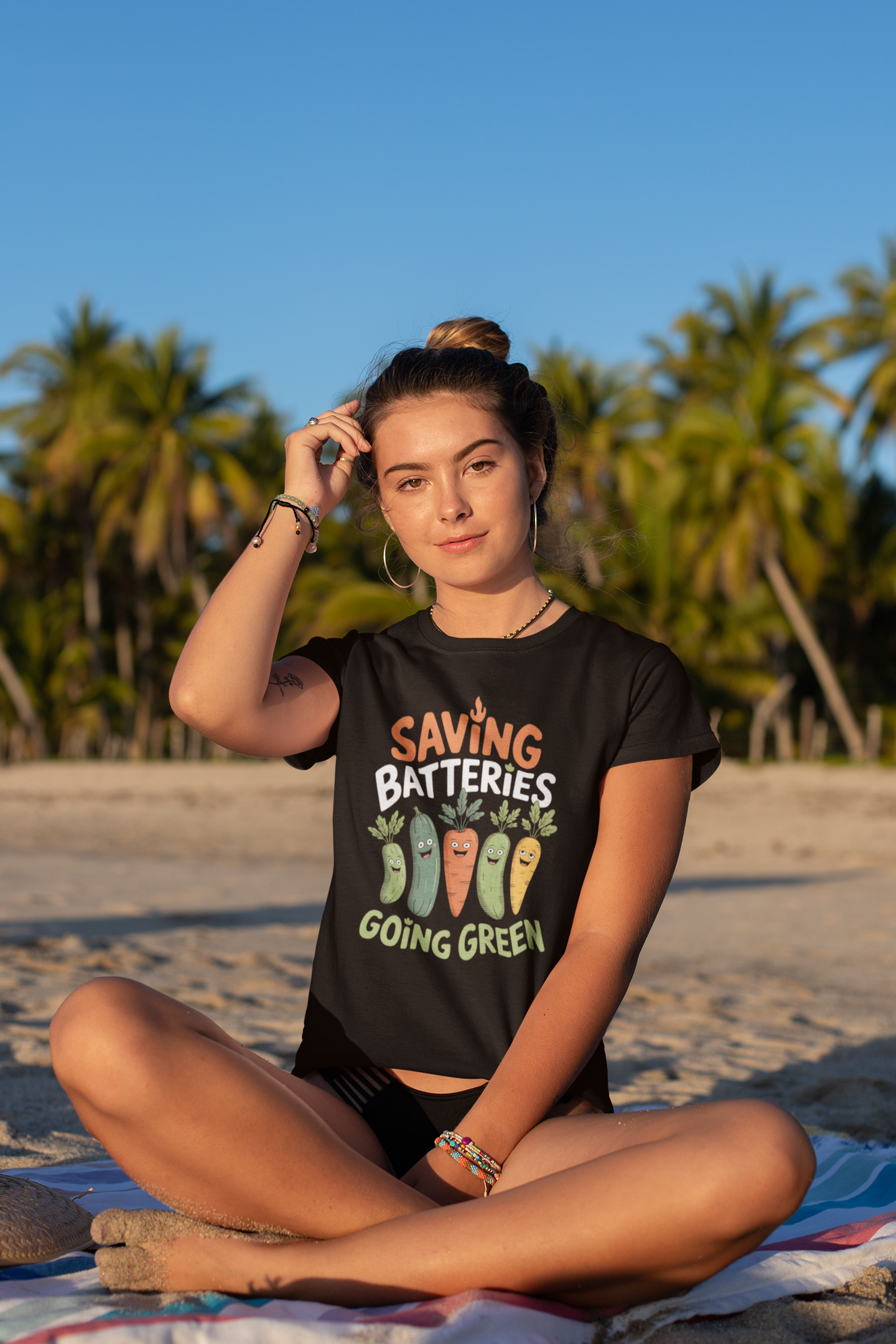 Saving Batteries Going Green Shirt