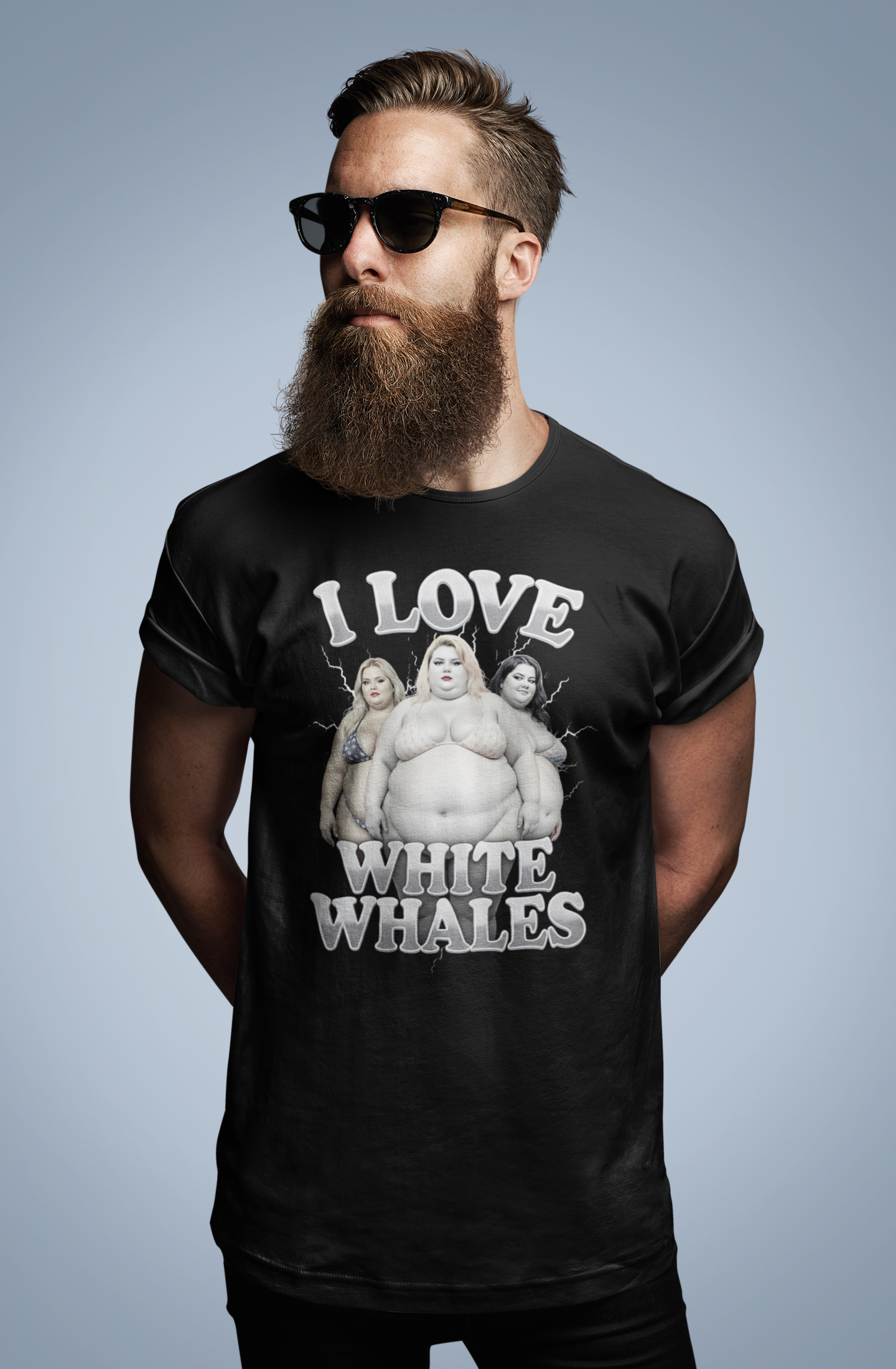 I Love White Whales Shirt