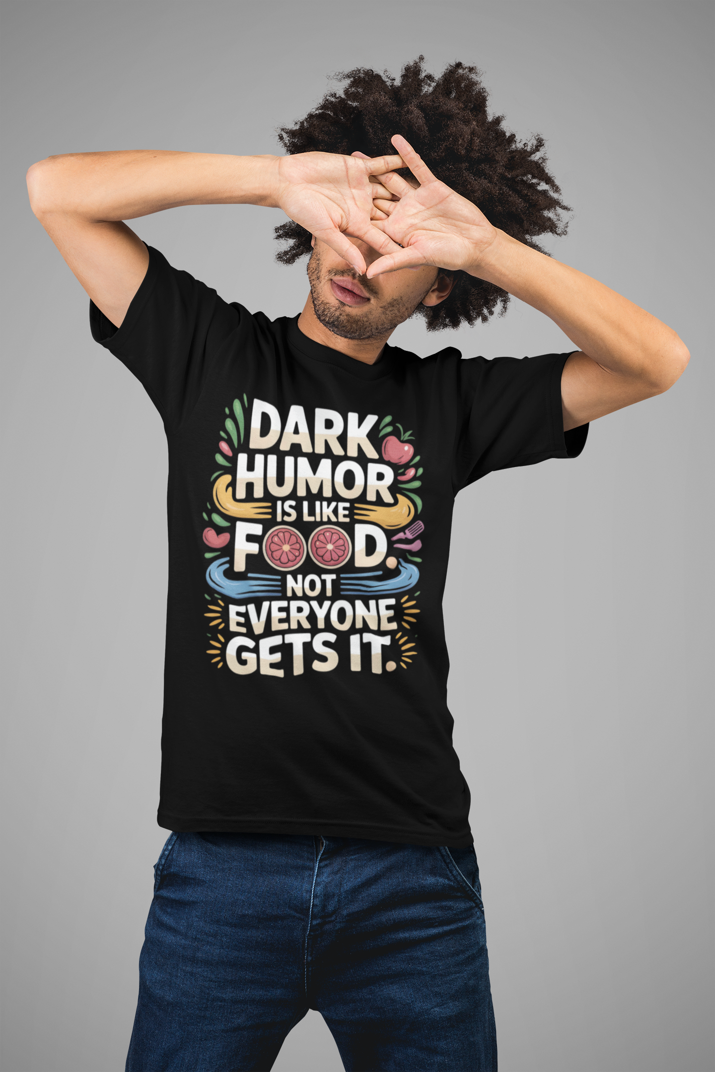 Dark Humor Is Like Food Shirt