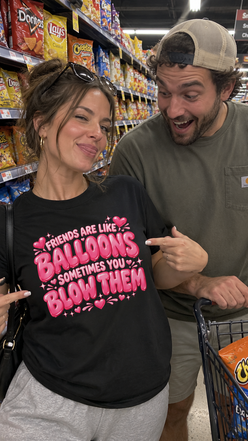 Friends Are Like Balloons Sometimes You Blow Them Shirt