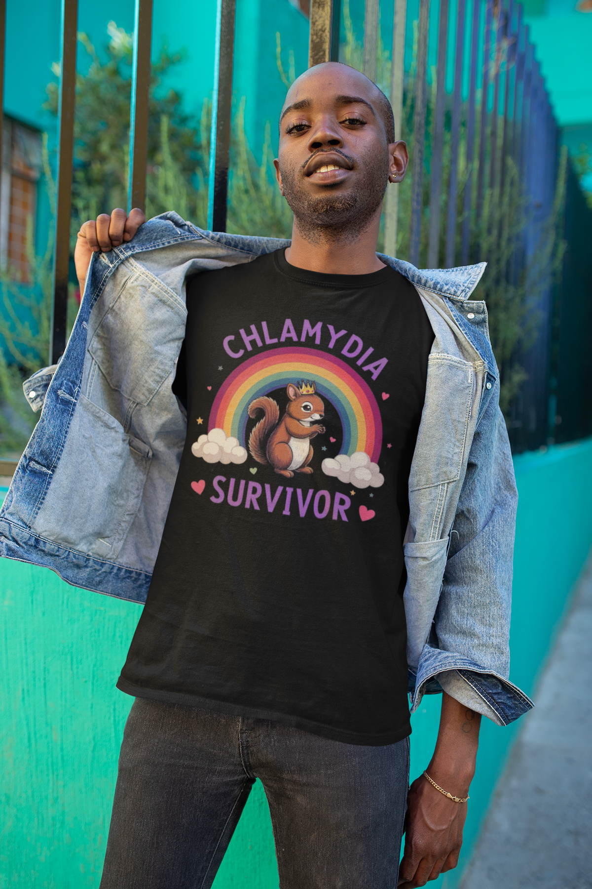 Funny Chlamydia Survivor Squirrel Shirt