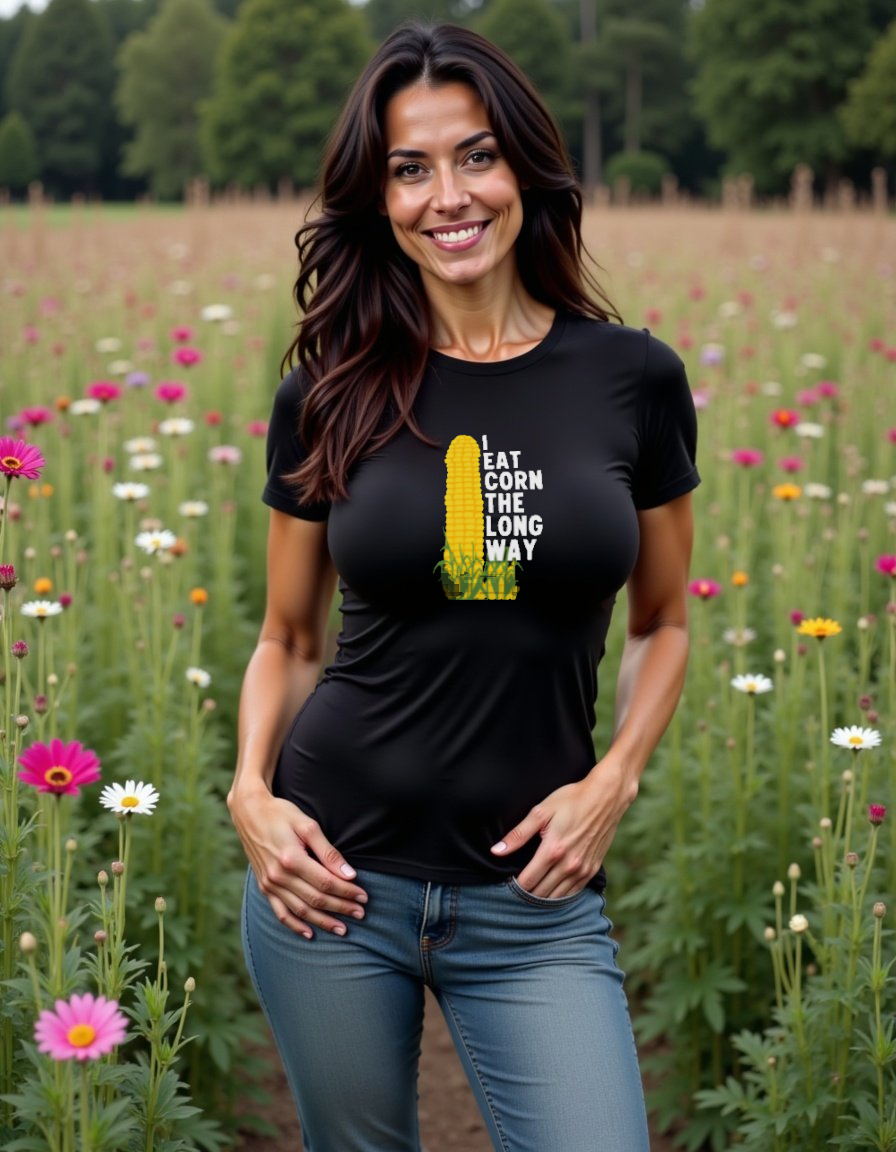 I Eat Corn the Long Way Shirt