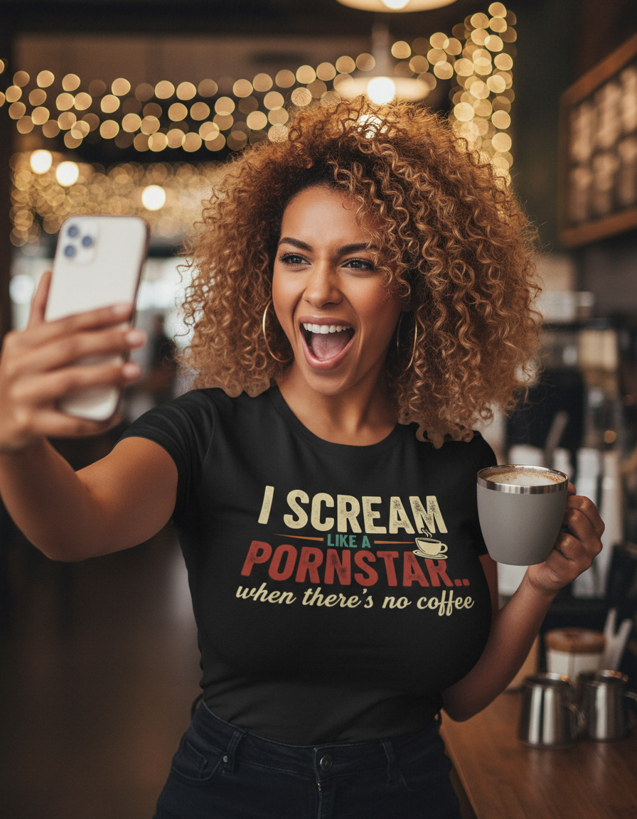 I Scream Like a Pornstar Shirt
