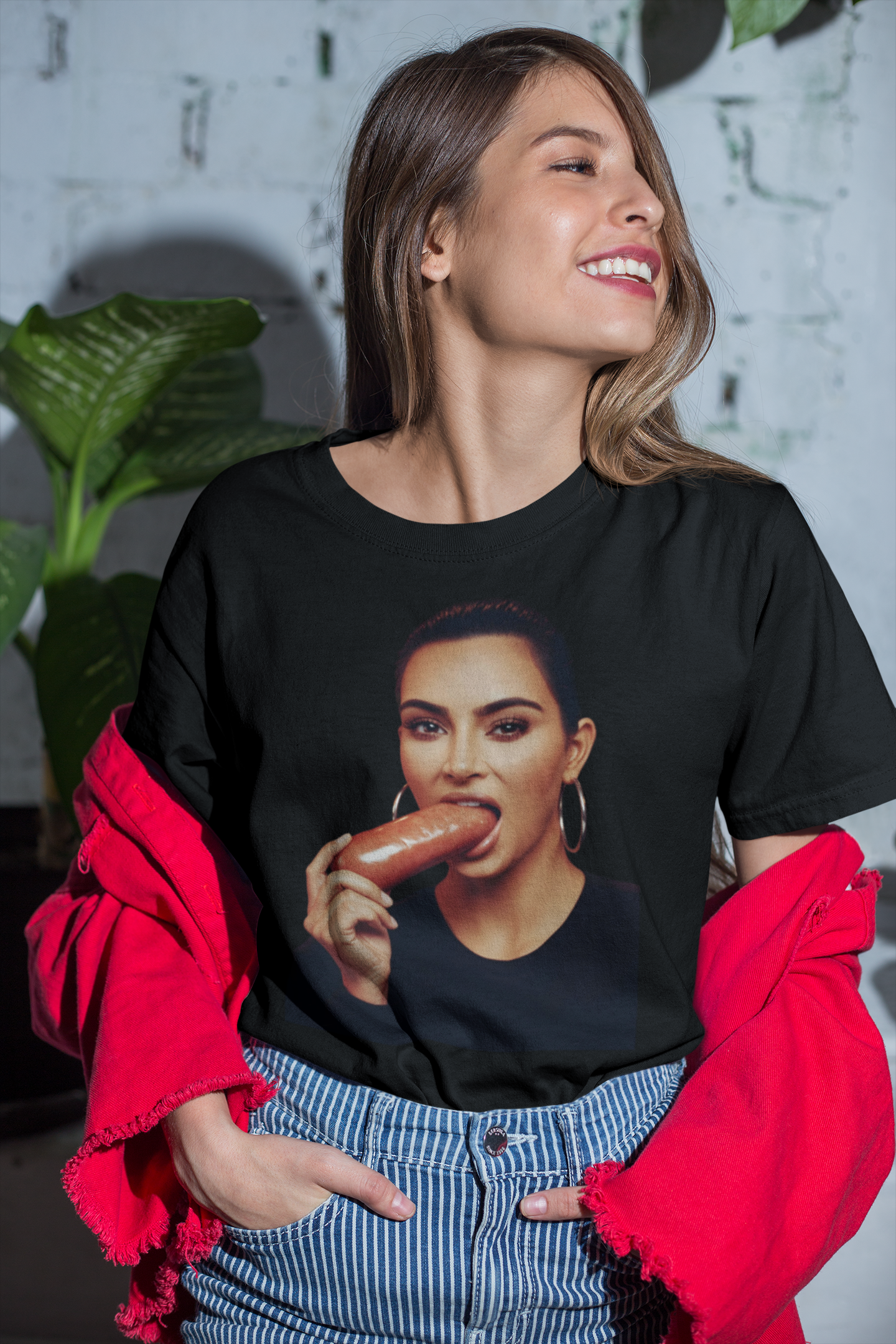 Kim K's Sausage Shirt