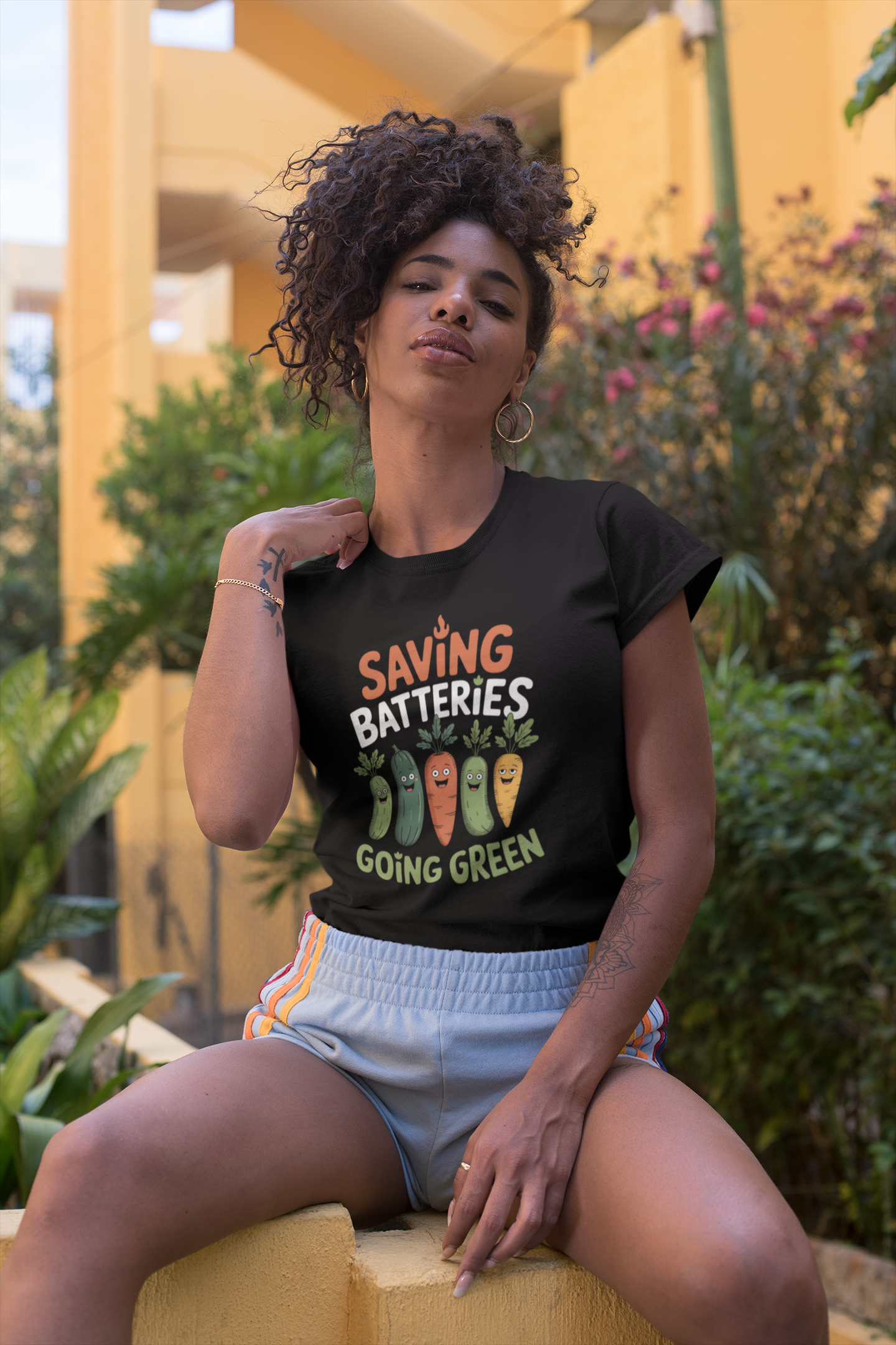 Saving Batteries Going Green Shirt