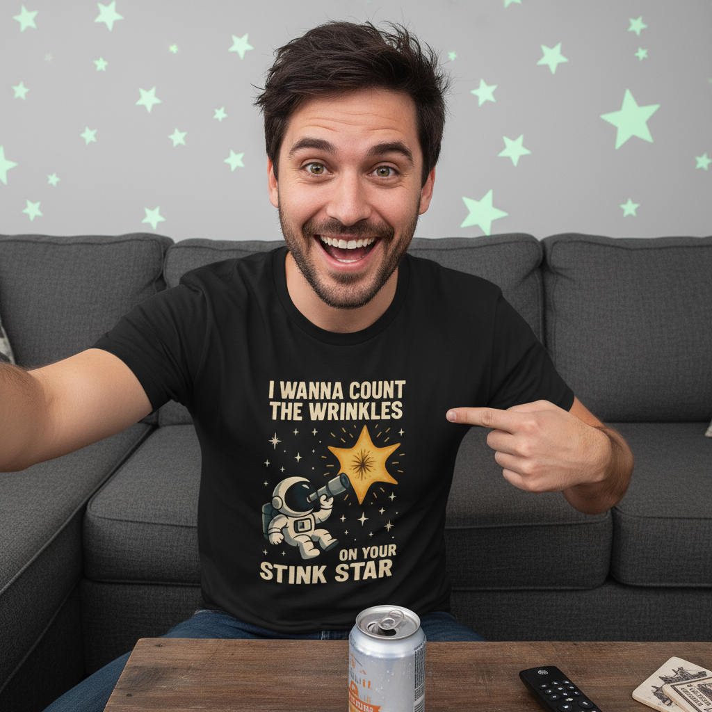 I Wanna Count The Wrinkles On Your Stink Star Shirt