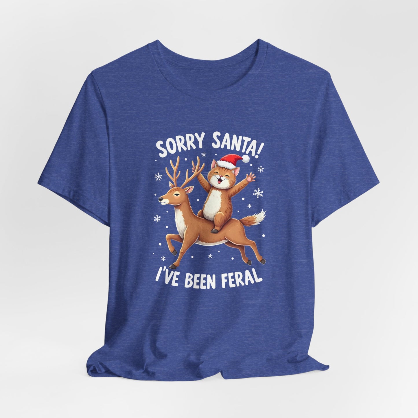 Sorry Santa I've Been Feral Cat Shirt