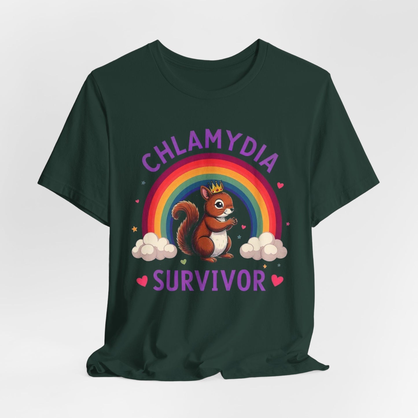 Funny Chlamydia Survivor Squirrel Shirt