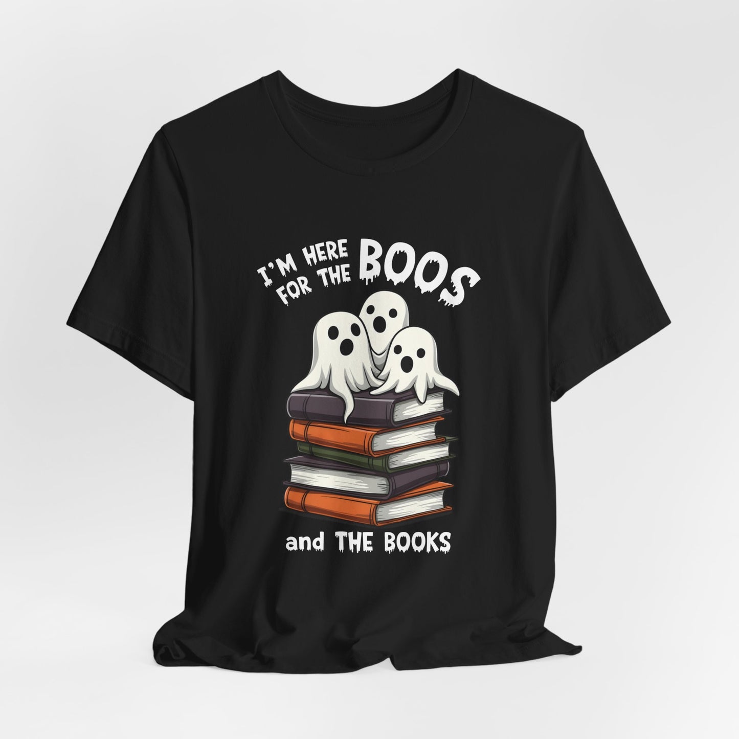 Book Lover Halloween Ghost Shirt