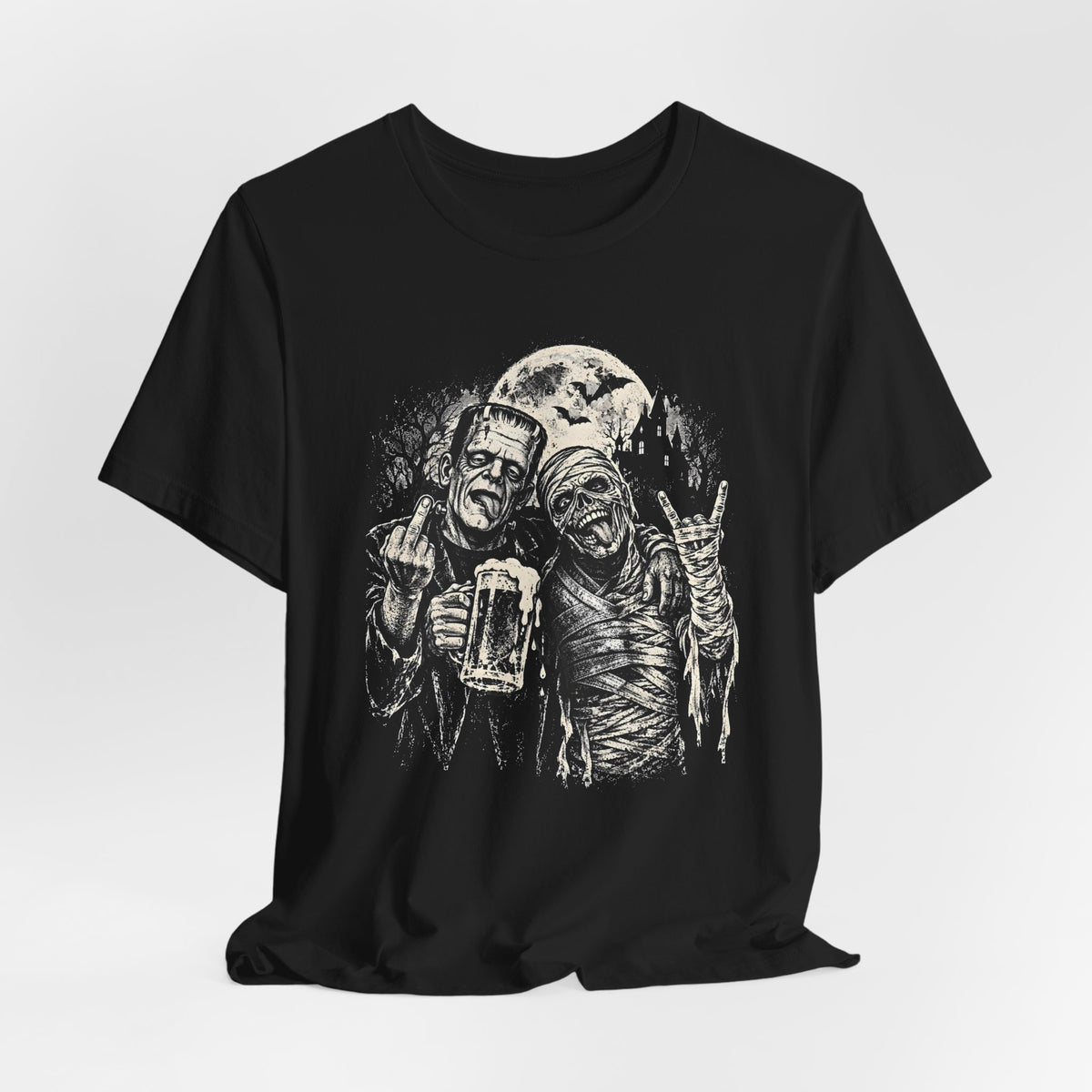 Drunk Frankenstein Mummy Shirt