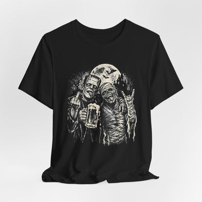 Drunk Frankenstein Mummy Shirt