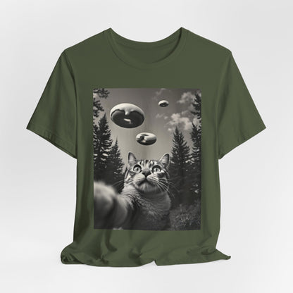 Funny Cat Selfie Donut Shirt