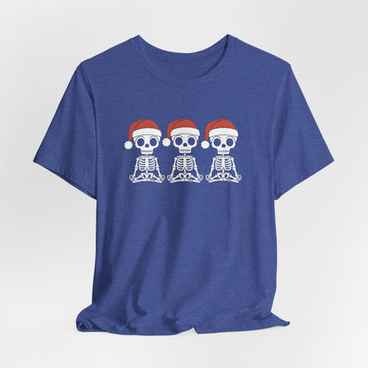 Skeleton Yoga Christmas Shirt