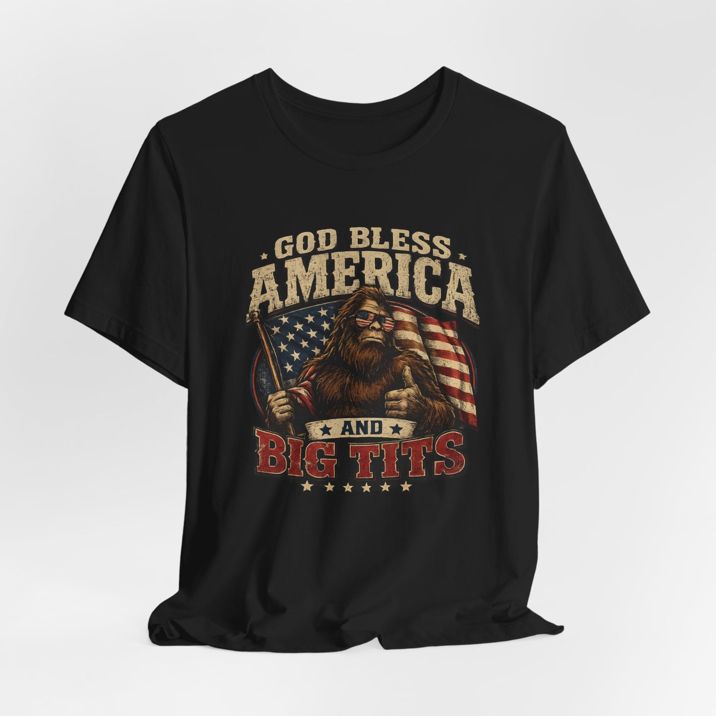 God Bless America and Big Tits Shirt