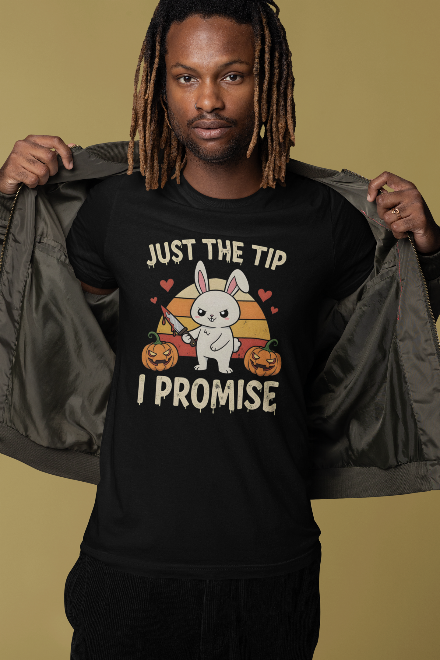 Just the Tip I Promise Bunny Shirt