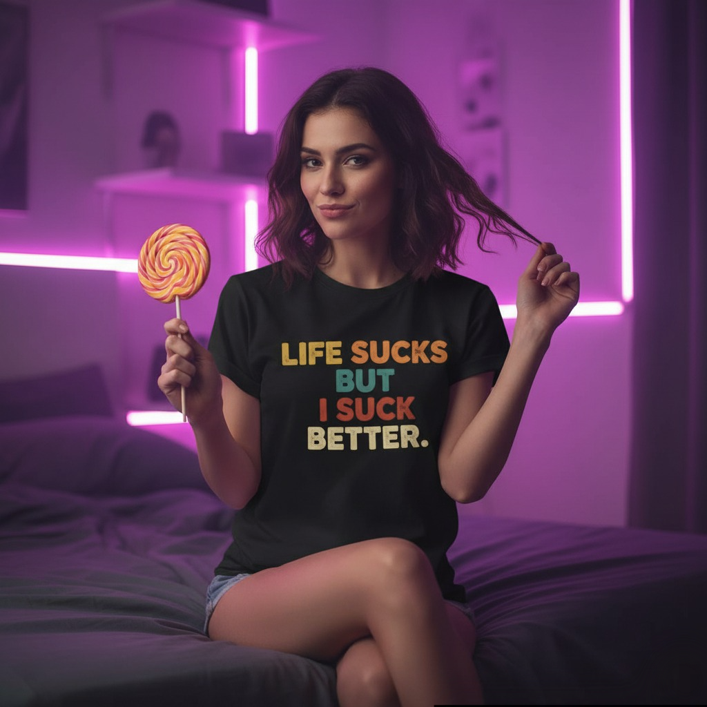 Life Sucks But I Suck Better Shirt