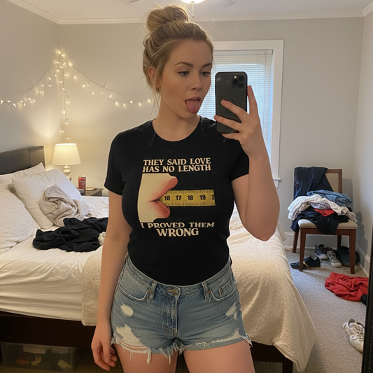 They Said Love Has No Length Shirt