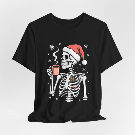 Coffee Lover Skeleton Christmas Shirt