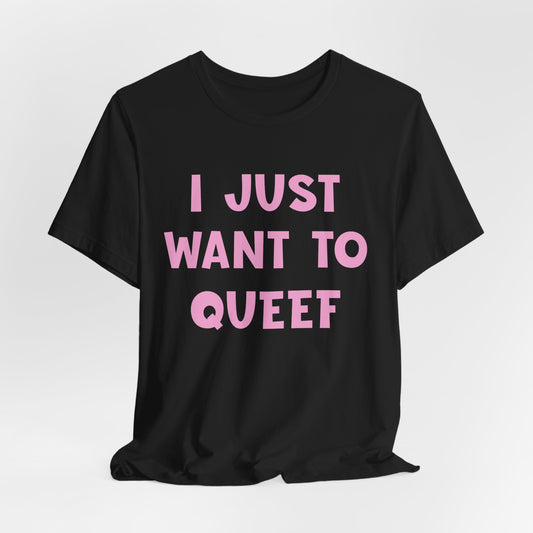 I Just Want To Queef Shirt