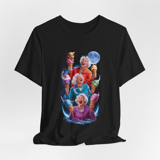 Funny Old Ladies Ice Cream Shirt