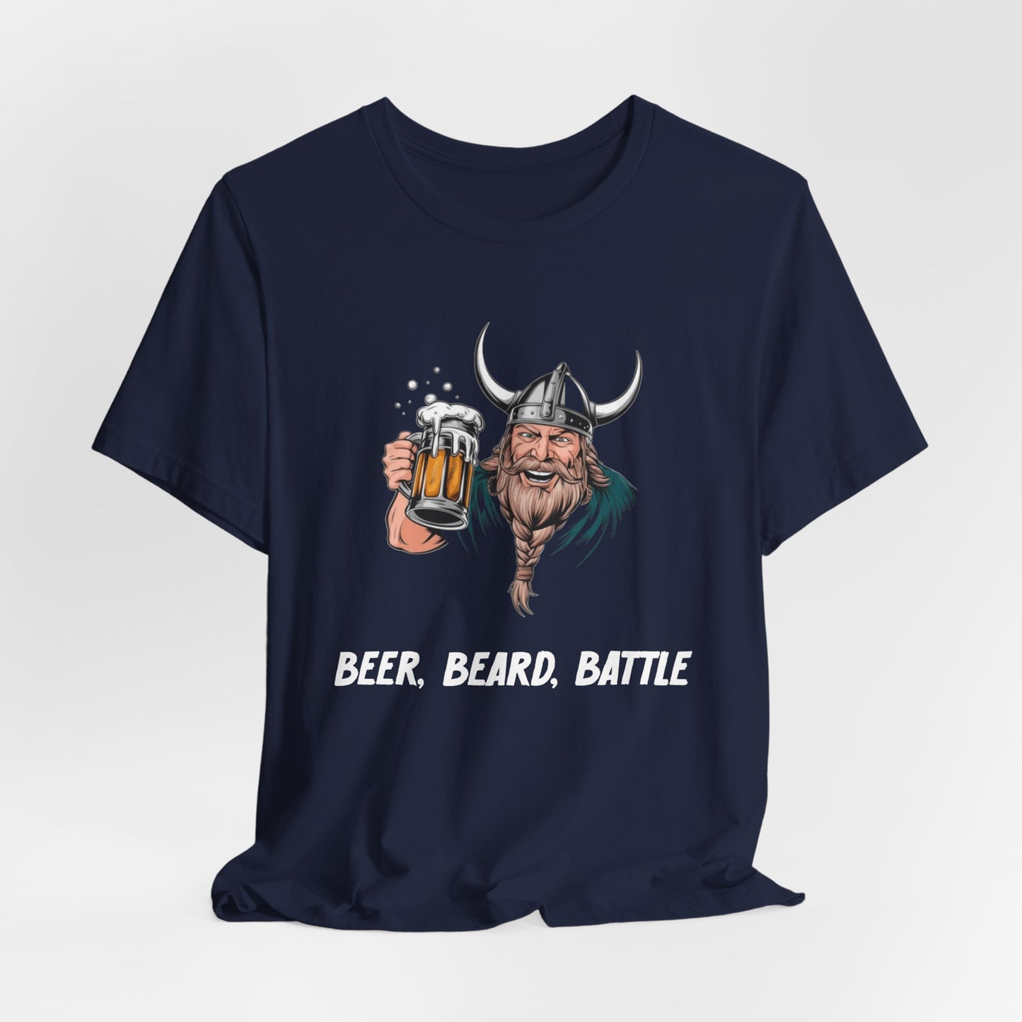 Beer Beard Battle Viking Warrior Shirt