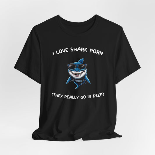 I Love Shark Porn Shirt