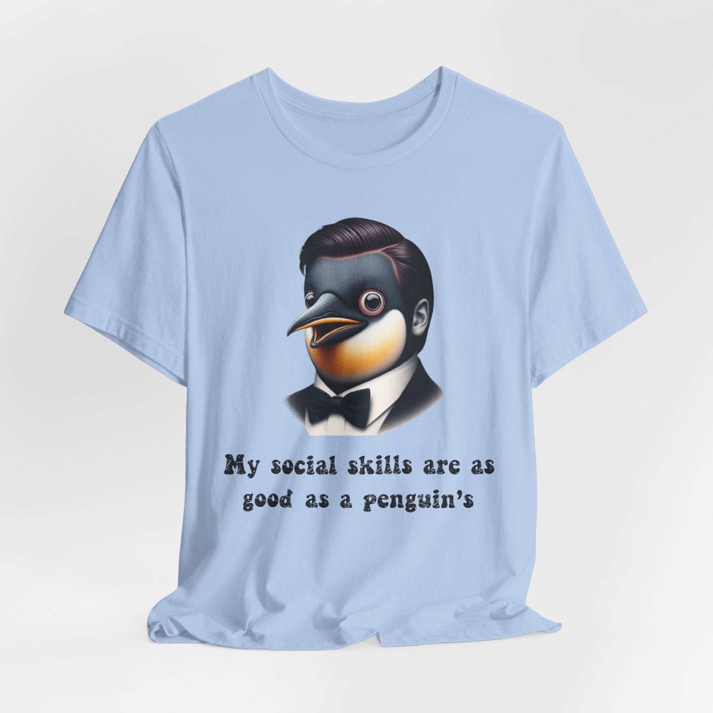 Funny Social Penguin Shirt