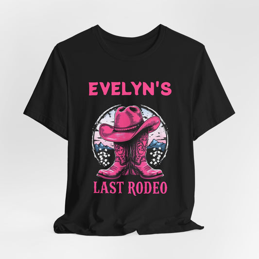 Personalized Last Rodeo Bachelorette Shirt