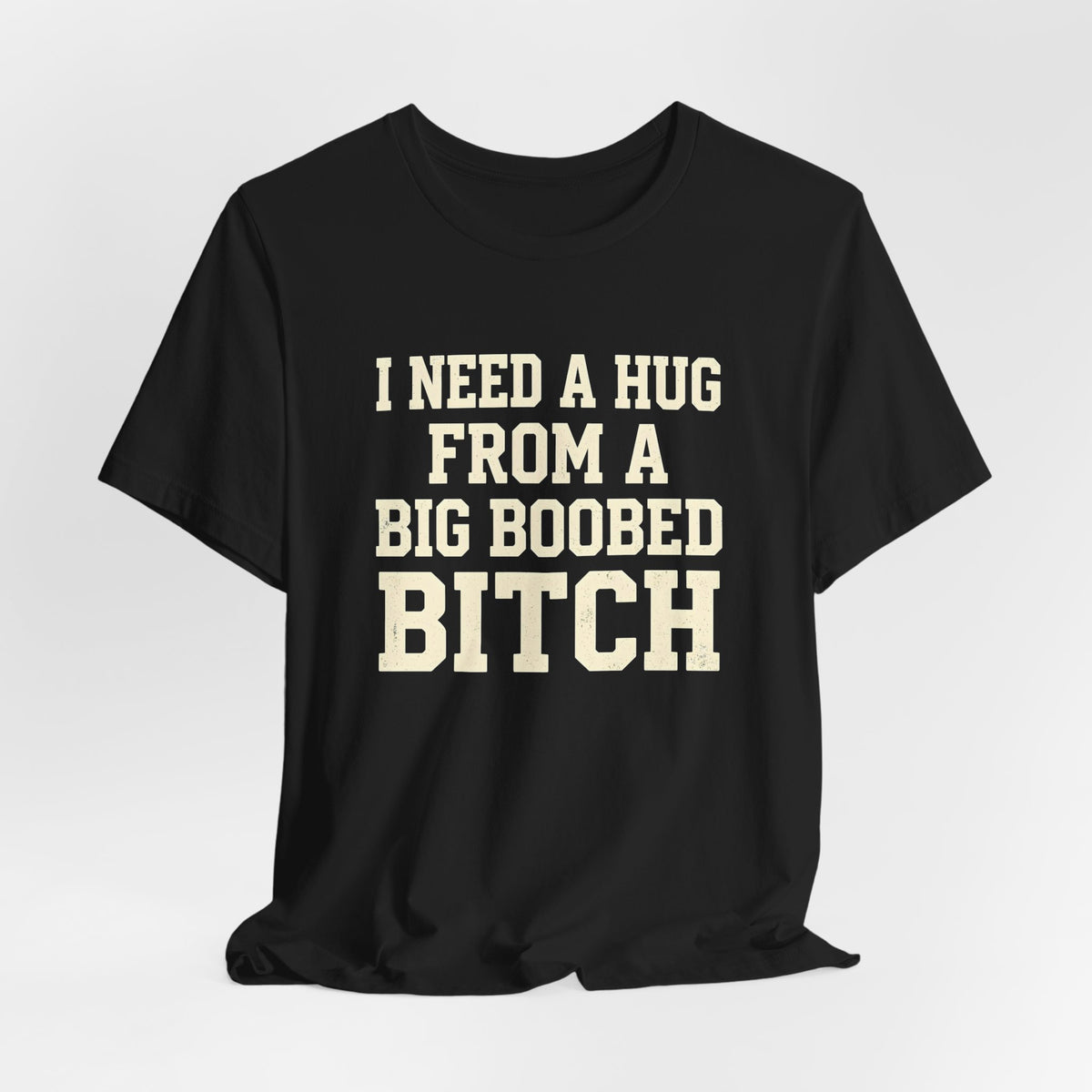 I Need A Hug From A Big Boobed Bitch Shirt