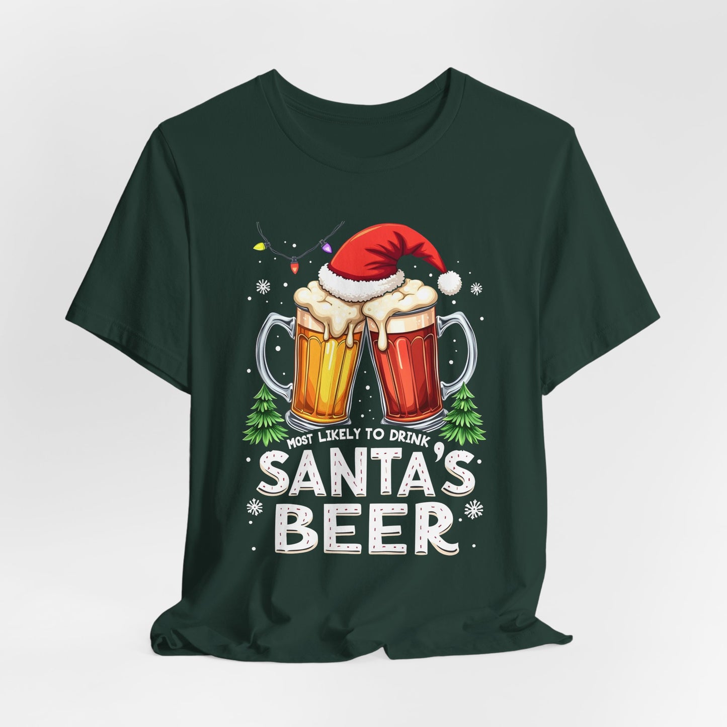 Most Likely to Drink Santas Beer Shirt