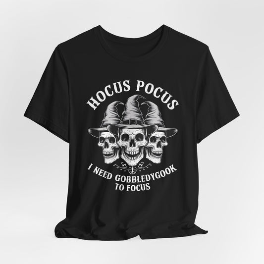 Funny Hocus Pocus Halloween Skull Shirt