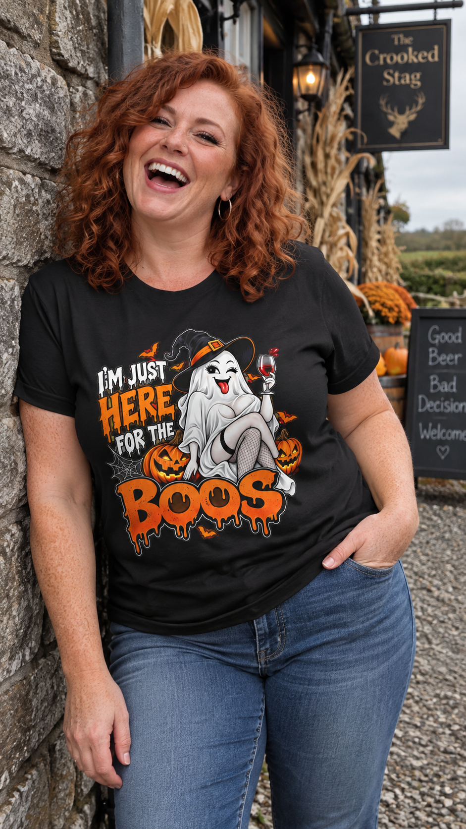 I'm Just Here for the Boos Shirt