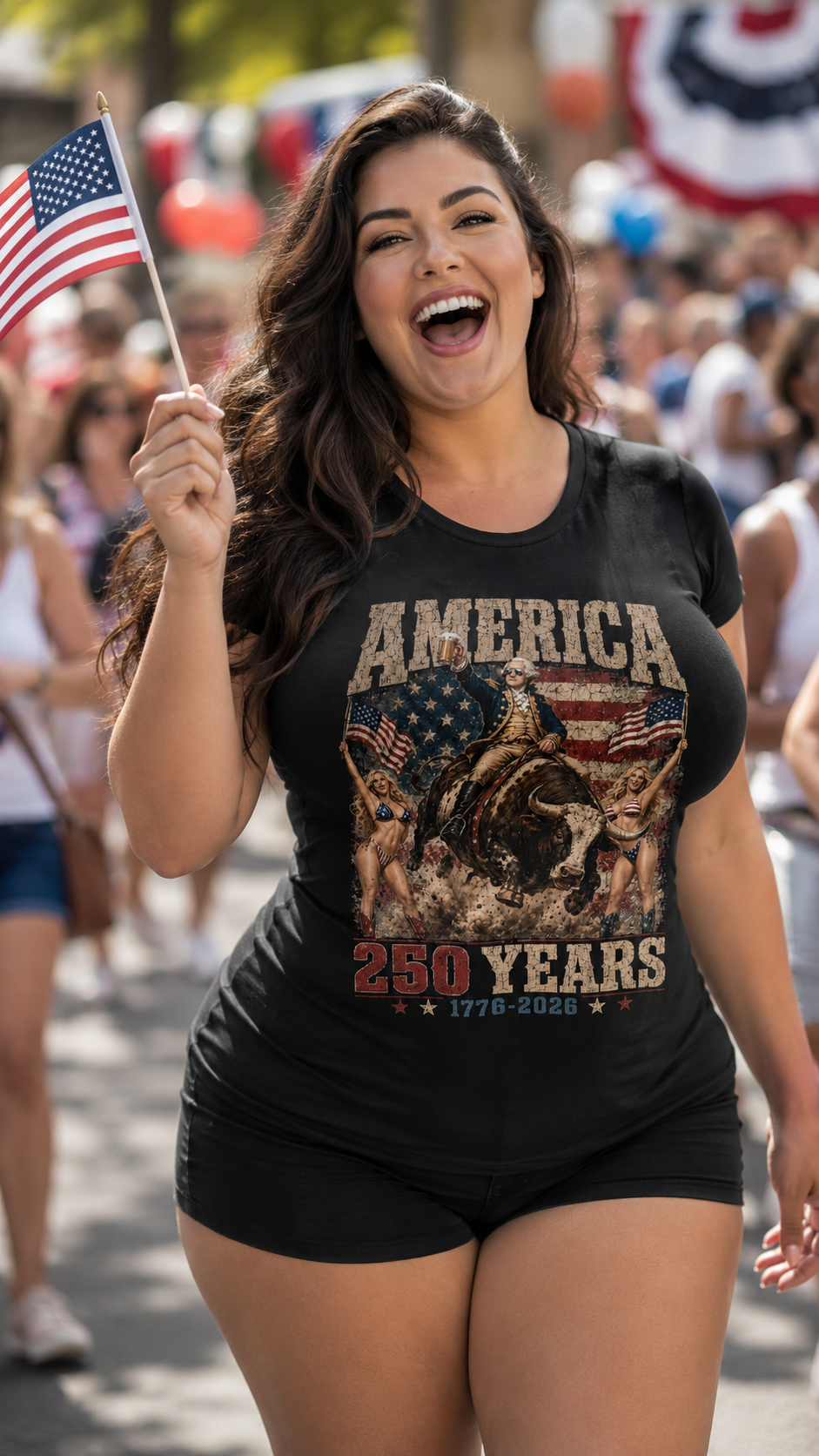 America 250 Years George Washington Shirt