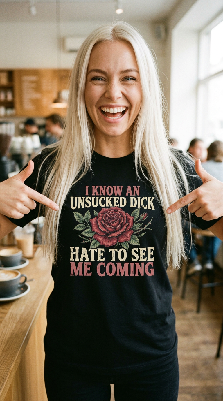 I Know An Unsucked Dick Hate To See Me Coming Shirt