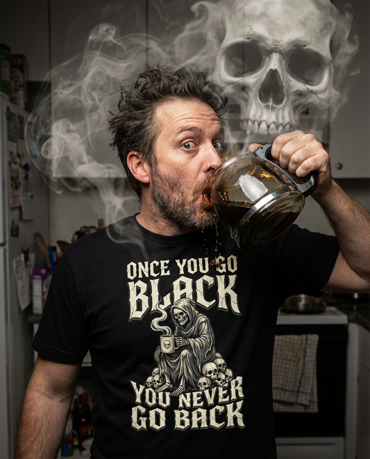 Once You Go Black Skeleton Shirt