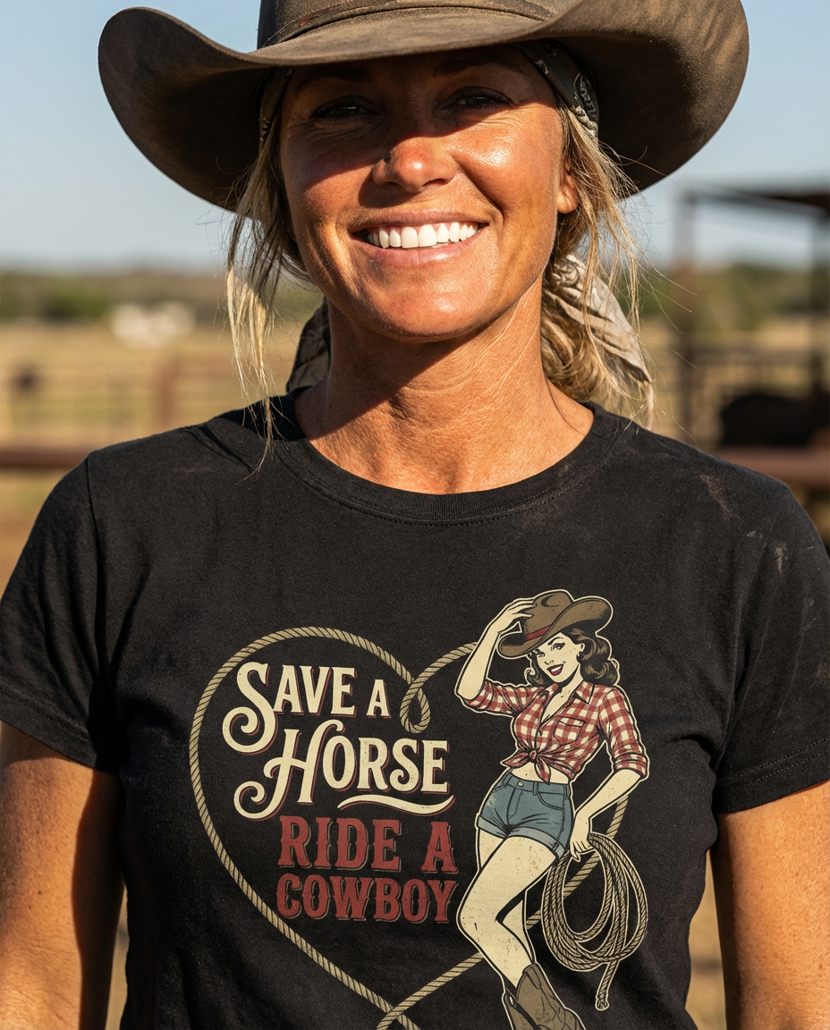 Save a Horse Ride a Cowboy Shirt