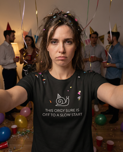 This Orgy Sure Is Off To A Slow Start Shirt