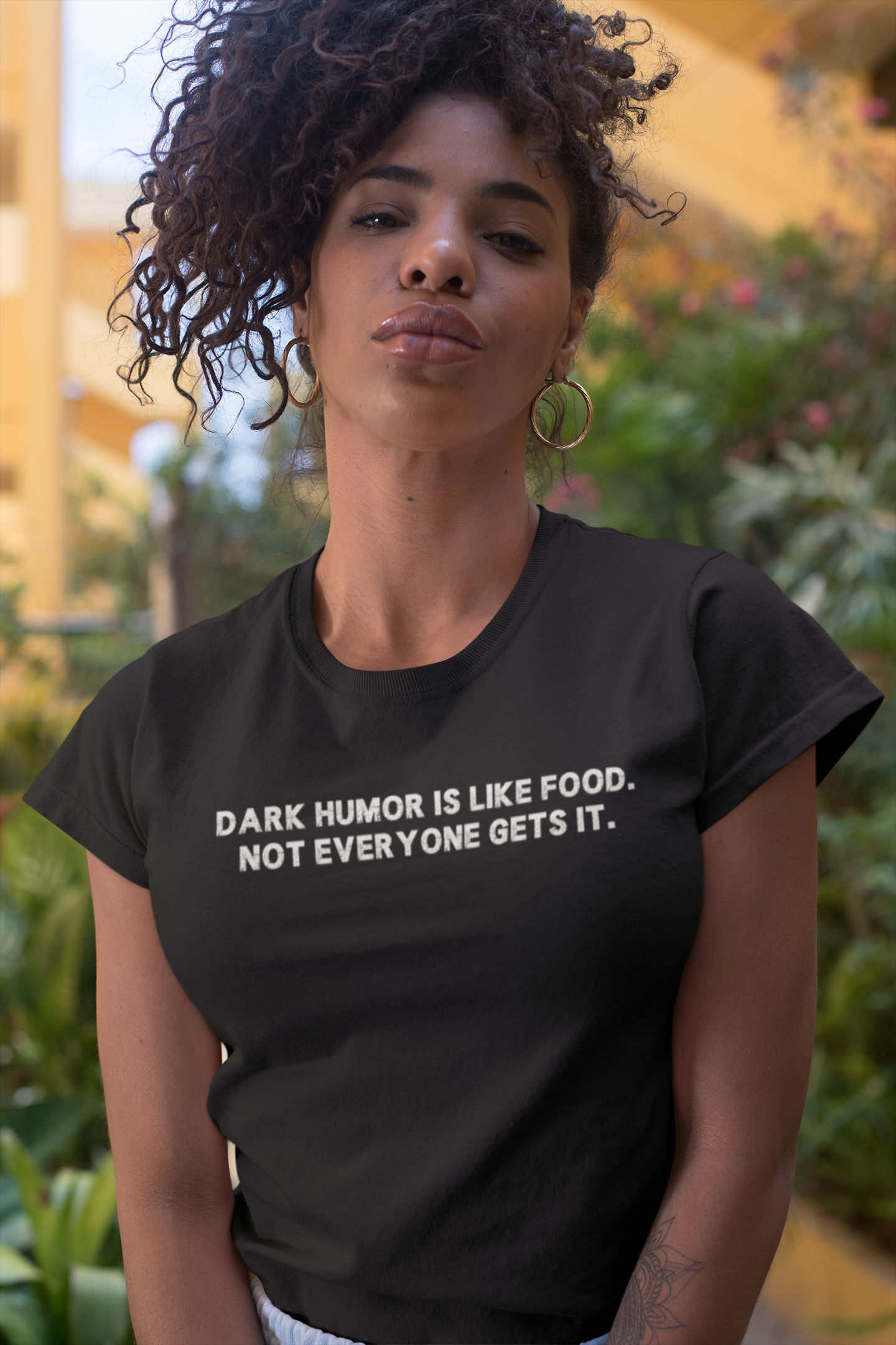 Dark Humor Is Like Food Shirt