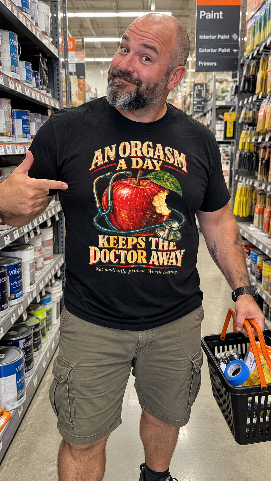 An Orgasm a Day Keeps the Doctor Away Shirt