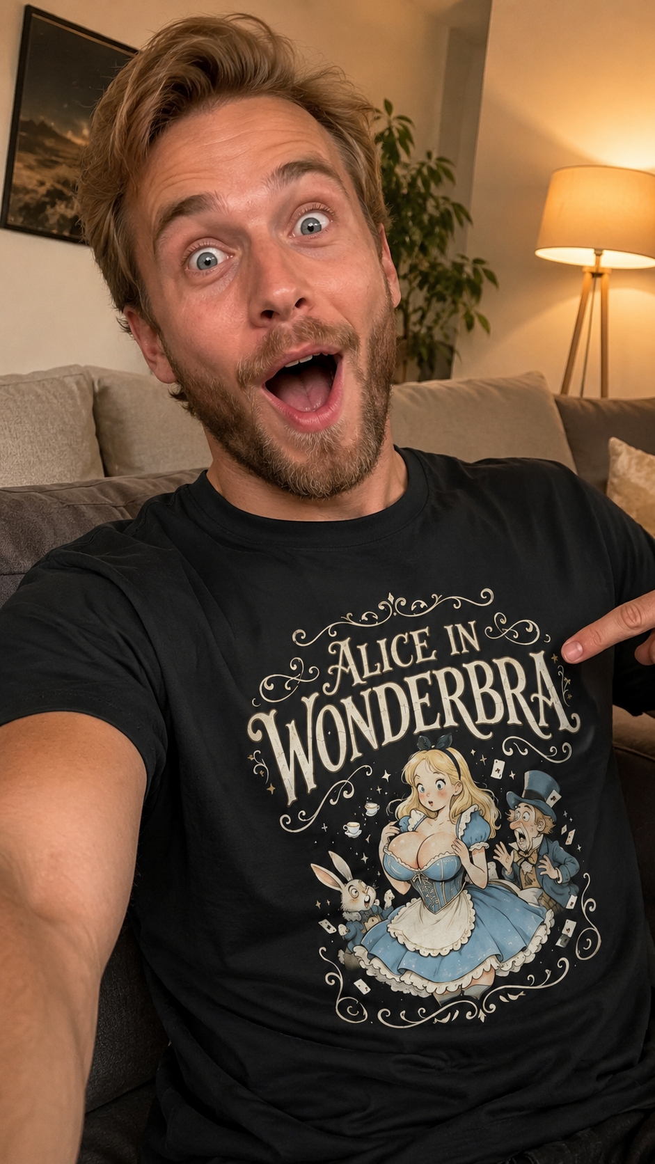 Alice in Wonderbra Shirt