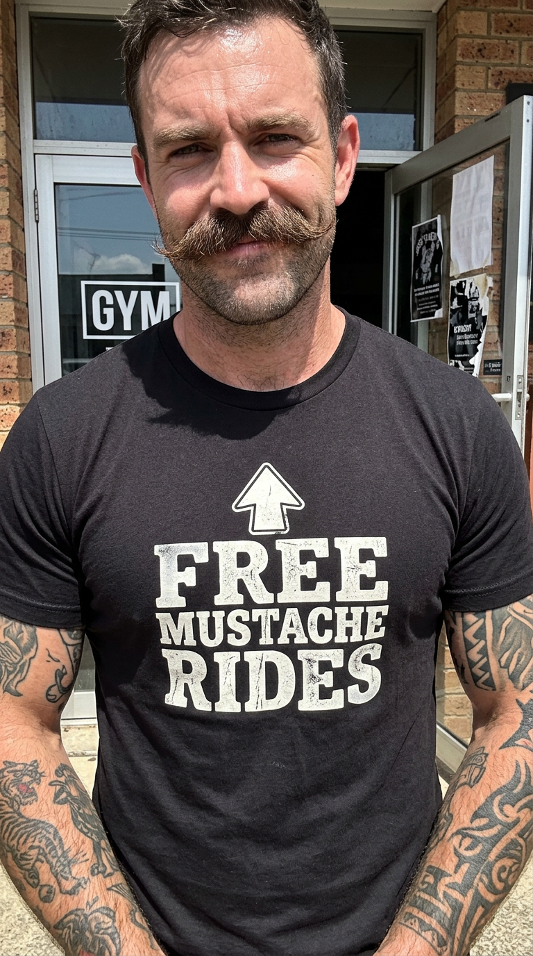 Free Mustache Rides Shirt