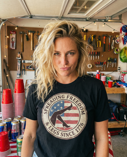 Spreading Freedom & Legs Since 1776 Shirt