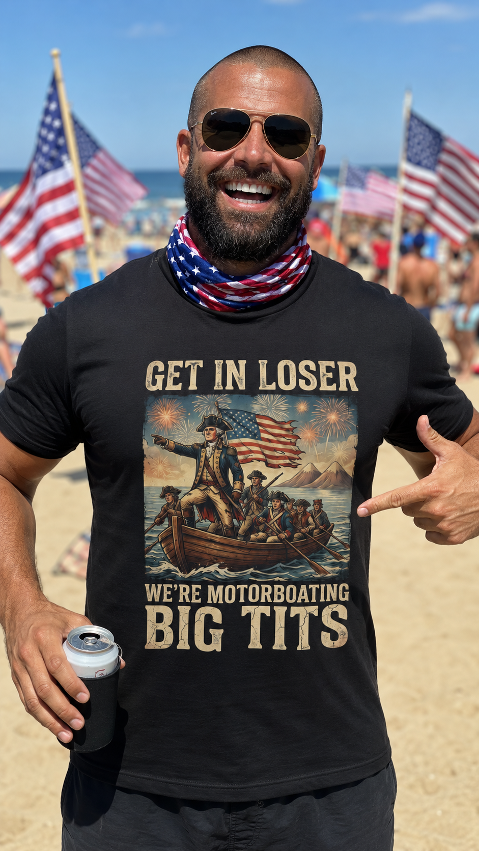 Get In Loser We’re Motorboating Big Tits Shirt