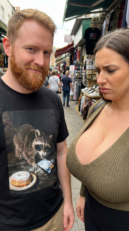 Busted Powdered Raccoon Shirt