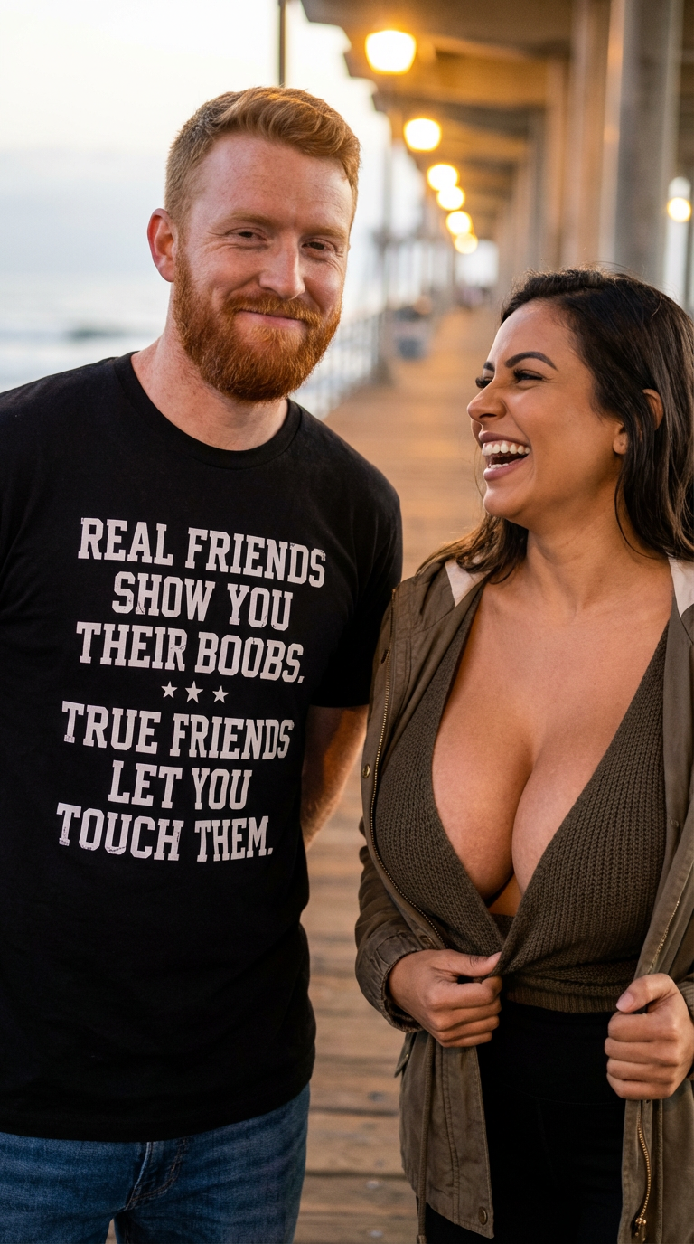 Real Friends Show You Their Boobs Shirt