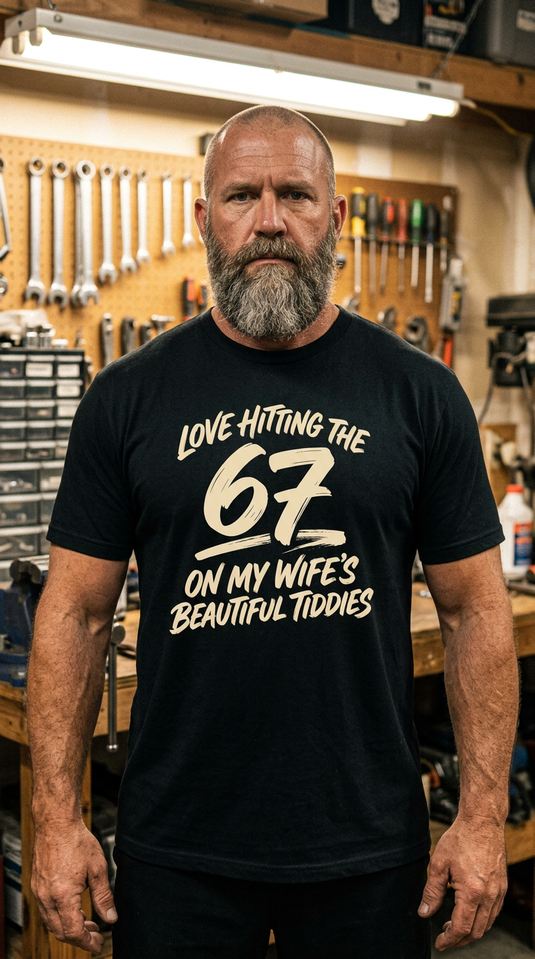 Love Hitting the 67 on My Wife's Beautiful Tiddies Shirt